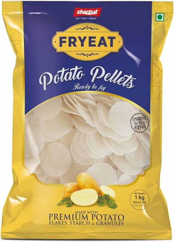 Shareat Fryeat Potato Pellets, 1 Kg - Ready to Fry Shareat Fryeat Potato Pellets, 1 Kg - Ready to Fry