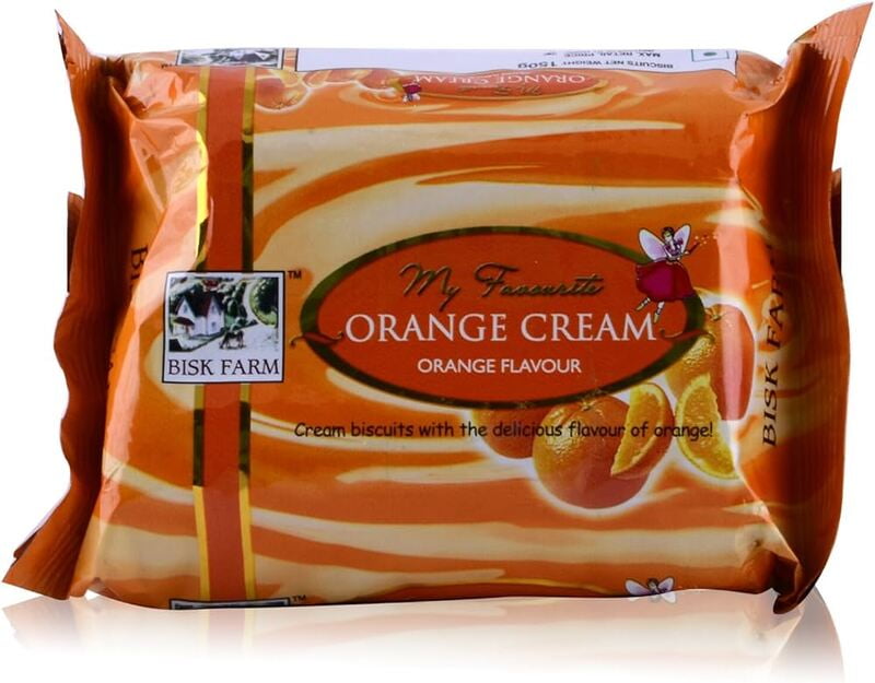 Bisk Farm Orange Cream Biscuits - 150g